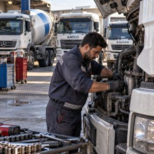 مکانیک ماشین های سنگین میکسر، آمیکو و کاویان